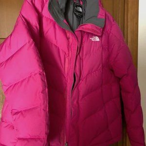 Womens Bright Fuchsia Warm NorthFace Winter Jacket